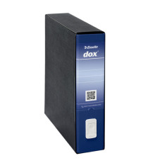 Registratore Dox 9 - dorso 8 cm - 35 x 31,5 cm - blu - Esselte Dox