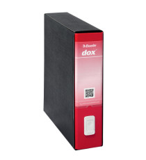 Registratore Dox 9 - dorso 8 cm - 35 x 31,5 cm - rosso - Esselte Dox