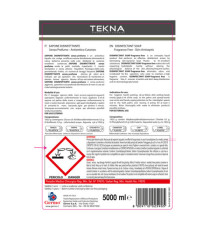 Sapone disinfettante - senza profumo - 5 lt - Tekna Sapone disinfettante - senza profumo - 5 lt - Tekna