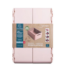 Scatola pieghevole The Smart Case maxi Skandi - 37,5 x 27,5 x 16,3 cm - nude - Exacompta Scatola pieghevole The Smart Case maxi Skandi - 37,5 x 27,5 x 16,3 cm - nude - Exacompta