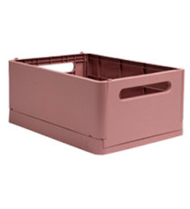 Scatola pieghevole The Smart Case maxi Skandi - 37,5 x 27,5 x 16,3 cm - rosa antico - Exacompta Scatola pieghevole The Smart Case maxi Skandi - 37,5 x 27,5 x 16,3 cm - rosa antico - Exacompta