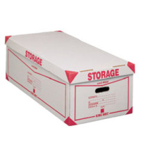 Scatola Storage - con coperchio - 38,5x26,4x75,5 cm - bianco e rosso - Esselte Dox Scatola Storage - con coperchio - 38,5x26,4x75,5 cm - bianco e rosso - Esselte Dox