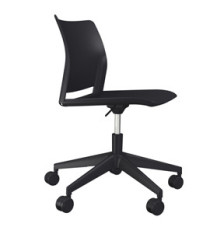 Seduta Home/Office Alpha APGN - senza braccioli - nero - Unisit Seduta Home/Office Alpha APGN - senza braccioli - nero - Unisit