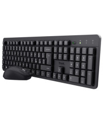 Set tastiera + mouse wireless ultrasilenzioso TKM-360 - Trust