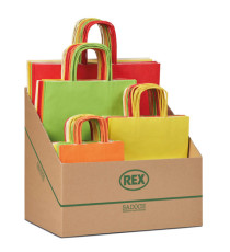 Shopper Allegra - formati assortiti - colori chiari - Rex Sadoch - expo 100 pezzi Shopper Allegra - formati assortiti - colori chiari - Rex Sadoch - expo 100 pezzi