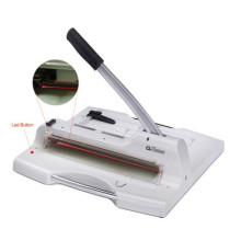 Taglierina a leva alti spessori 3949 - con blocca lama - 45,9 x 50,3 x 50,8 cm - 360 mm (A4) - 50 fogli - grigio - Titan Taglierina a leva alti spessori 3949 - con blocca lama - 45,9 x 50,3 x 50,8 cm - 360 mm (A4) - 50 fogli - grigio - Titan