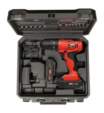 Trapano avvitatore  M-TAP1 18 K1 - con percussione - in valigetta - a batteria al litio - 18 V - Valex Trapano avvitatore  M-TAP1 18 K1 - con percussione - in valigetta - a batteria al litio - 18 V - Valex