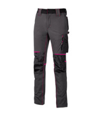 Pantaloni da donna Atom Lady - taglia L - grigio/fucsia - U-Power Pantaloni da donna Atom Lady - taglia L - grigio/fucsia - U-Power