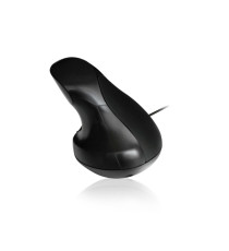 Mouse ergonomico verticale Ewent EW3156 nero, ottico con cavo usb da 1.25mt, 5 tasti + rotella 1000dpi Mouse ergonomico verticale Ewent EW3156 nero, ottico con cavo usb da 1.25mt, 5 tasti + rotella 1000dpi