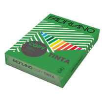 Carta Fabriano Colore - A4 - 80 gr - colori forti verde - Fabriano - conf. 500 fogli