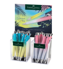 Penna a sfera Poly Ball Urban Summer - punta 0.7mm - fusto colori assortiti - Faber Castell - expo 24 pezzi Penna a sfera Poly Ball Urban Summer - punta 0.7mm - fusto colori assortiti - Faber Castell - expo 24 pezzi