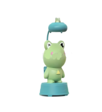 Lampada da scrivania a forma di rana blue e verde luce notturna misura 10.4x10.4x18.3cm, 3 regolazioni luce, Batteria 250 mah Lampada da scrivania a forma di rana blue e verde luce notturna misura 10.4x10.4x18.3cm, 3 regolazioni luce, Batteria 250 mah