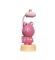 Lampada da scrivania a forma di rana rosa luce notturna misura 10.4x10.4x18.3cm, 3 regolazioni luce, Batteria 250 mah Lampada da scrivania a forma di rana rosa luce notturna misura 10.4x10.4x18.3cm, 3 regolazioni luce, Batteria 250 mah