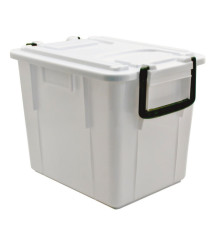 Contenitore Foodbox con coperchio - 38x28x30 cm - 20 L - PPL riciclabile - bianco - Mobil Plastic