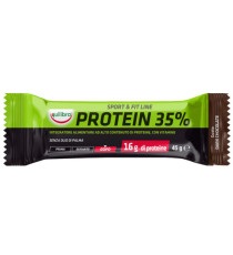 Integratore Sport & Fit Line Protein 35% - gusto dark chocolate - 45 gr - Equilibra Integratore Sport & Fit Line Protein 35% - gusto dark chocolate - 45 gr - Equilibra