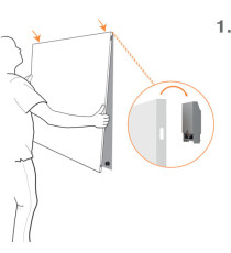 Lavagna Bianca Magnetica Infinity - 120 x 90 cm - Nobo