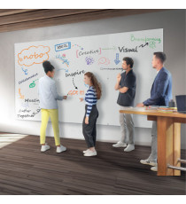 Lavagna Bianca Magnetica Infinity - 120 x 90 cm - Nobo