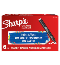 Marcatore acrilico - punta tonda - bianco - Sharpie Marcatore acrilico - punta tonda - bianco - Sharpie