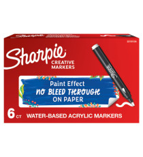 Marcatore acrilico - punta tonda - bianco - Sharpie Marcatore acrilico - punta tonda - bianco - Sharpie