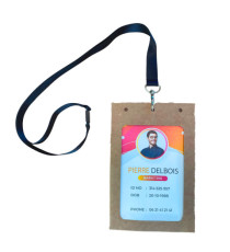 Portabadge A6 - in cartoncino plastificato - laser/inkjet - 105 x 148 mm - Avery - Conf. 50 pezzi Portabadge A6 - in cartoncino plastificato - laser/inkjet - 105 x 148 mm - Avery - Conf. 50 pezzi