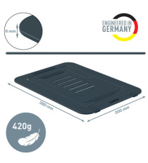 Supporto notebook - regolabile ultrapiatto - grigio scuro - in alluminio - Leitz Supporto notebook - regolabile ultrapiatto - grigio scuro - in alluminio - Leitz
