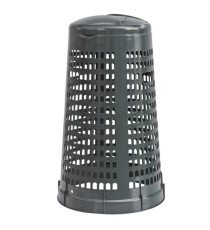 Trespolo portasacco - diametro 38 cm - altezza 85 cm - 110 L - grigio scuro - Mobil Plastic Trespolo portasacco - diametro 38 cm - altezza 85 cm - 110 L - grigio scuro - Mobil Plastic