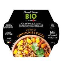 Zuppa lenticchie e zucca - 300 gr - Cereal Terra Zuppa lenticchie e zucca - 300 gr - Cereal Terra