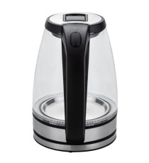Bollitore elettrico cordless - caraffa in vetro - 2200 W - nero - Melchioni family