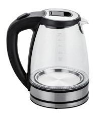 Bollitore elettrico cordless - caraffa in vetro - 2200 W - nero - Melchioni family Bollitore elettrico cordless - caraffa in vetro - 2200 W - nero - Melchioni family