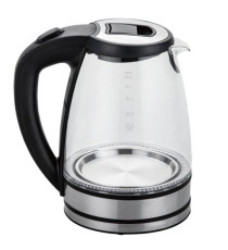 Bollitore elettrico cordless - caraffa in vetro - 2200 W - nero - Melchioni family Bollitore elettrico cordless - caraffa in vetro - 2200 W - nero - Melchioni family