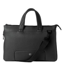 Borsa espandibile Gate Trended - con manici - 41 x 30 x 7 cm - ecopelle - nero - In Tempo