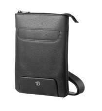 City bag piccola Gate Trended - 20 x 26 x 2 cm - ecopelle - nero - In Tempo