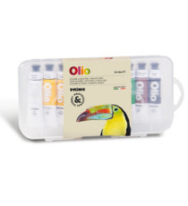 Colori a olio e acrilici - tubo da 18ml - colori assortiti - Primo - astuccio 10 colori