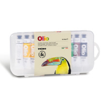 Colori a olio e acrilici - tubo da 18ml - colori assortiti - Primo - astuccio 10 colori