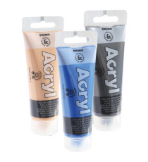 Colori Acryl - 75 ml - colori metal assortiti - Primo - astuccio 5 colori Colori Acryl - 75 ml - colori metal assortiti - Primo - astuccio 5 colori