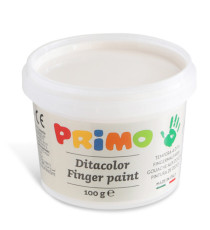 Ditacolor colori a dita - 100ml  - c/pennello - Primo - valigetta 6 colori