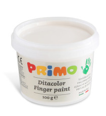 Ditacolor colori a dita - 100ml  - c/pennello - Primo - valigetta 6 colori