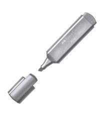 Evidenziatore Textliner 46 - punta a scalpello - tratto 1,0-3,0-5,0 mm - colori assortiti metallic - Faber-Castell - ast