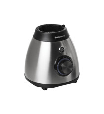 Frullatore Frullo Glass - con bicchiere in vetro - 600 W - nero/argento - Melchioni family Frullatore Frullo Glass - con bicchiere in vetro - 600 W - nero/argento - Melchioni family