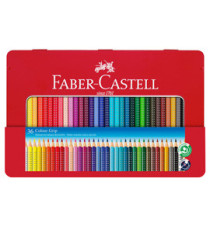 Matite colorate Colour Grip - acquerellabili - Faber-Castell - astuccio in metallo 36 pezzi