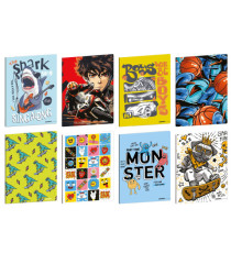 Maxiquaderno Kid Boy - A4 - rigo di 1a - 21 fogli - 80 gr - Blasetti Maxiquaderno Kid Boy - A4 - rigo di 1a - 21 fogli - 80 gr - Blasetti