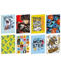 Maxiquaderno Kid Boy - A4 - rigo di 3a - 21 fogli - 80 gr - Blasetti Maxiquaderno Kid Boy - A4 - rigo di 3a - 21 fogli - 80 gr - Blasetti