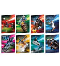 Maxiquaderno Sport Emotions - A4 - 5mm c/margine - 21 fogli - 80 gr - Blasetti Maxiquaderno Sport Emotions - A4 - 5mm c/margine - 21 fogli - 80 gr - Blasetti