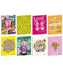 Maxiquaderno Teen Girl - A4 - 1 rigo - 21 fogli - 80 gr - Blasetti Maxiquaderno Teen Girl - A4 - 1 rigo - 21 fogli - 80 gr - Blasetti