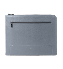 Office bag Gate Trended - 20 x 26 x 2 cm - ecopelle - azzurro - In Tempo