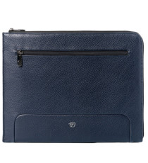 Office bag Gate Trended - 20 x 26 x 2 cm - ecopelle - blu - In Tempo Office bag Gate Trended - 20 x 26 x 2 cm - ecopelle - blu - In Tempo