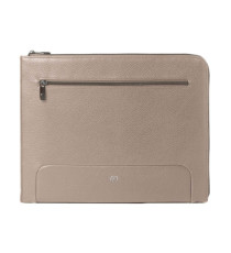 Office bag Gate Trended - 20 x 26 x 2 cm - ecopelle - ghiaccio - In Tempo