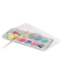 Pastiglie Acquerelli fluo e metal - Primo - astuccio 12 pezzi