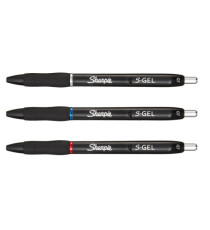 Penna gel a scatto - 0.7 mm - nero/blu/rosso - Sharpie - conf. 3 pezzi Penna gel a scatto - 0.7 mm - nero/blu/rosso - Sharpie - conf. 3 pezzi
