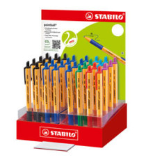 Penna Pointball - colori assortiti - Stabilo - expo 32 pezzi Penna Pointball - colori assortiti - Stabilo - expo 32 pezzi